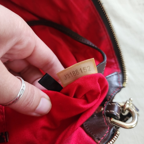 Dooney & burke brown leather purse crossbody suede - Picture 6 of 12